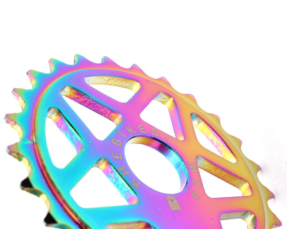 Oil Slick BMX Kettenblatt mit unterschiedlichem Farb-Lichtspiel