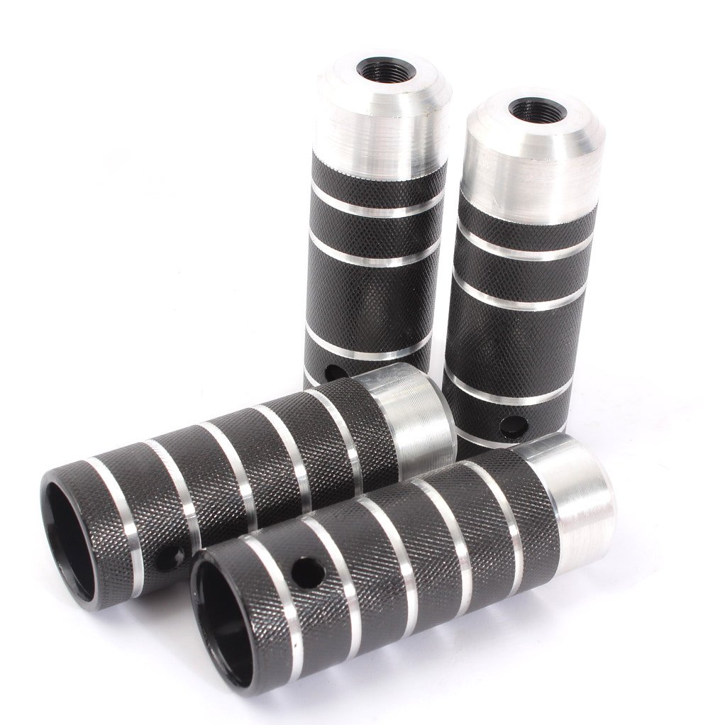 BMX Peg Set KHE COP aluminium 2 pair 10mm (3/8") and 14mm