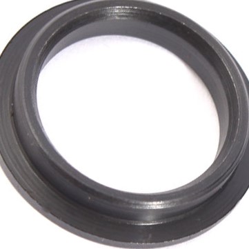 4130 CrMo Stahl Kettenblattadapter in Schwarz von Hinten 4130 CrMo Stahl Kettenblattadapter in Schwarz von Hinten
