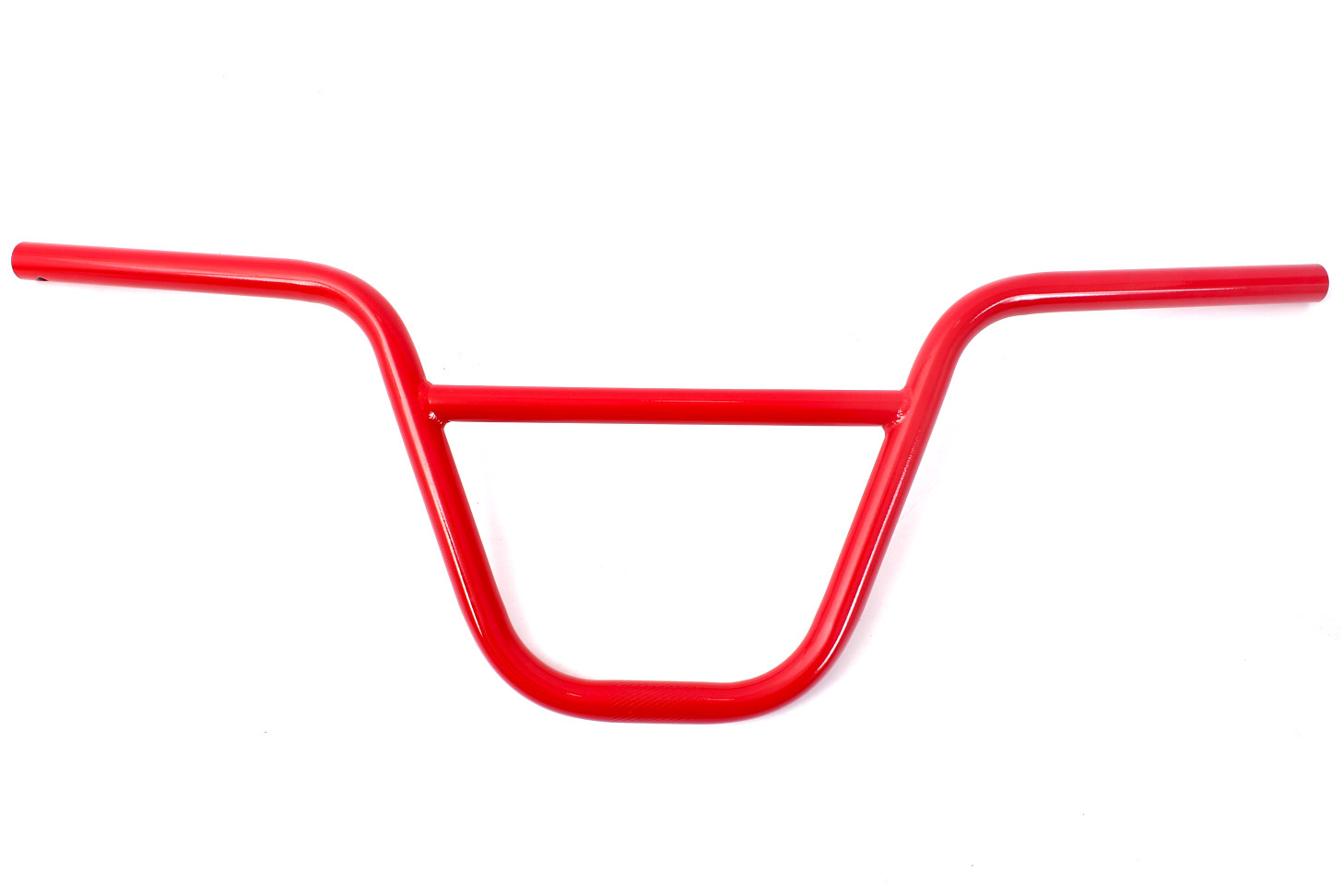 Vordersicht BMX Lenker rot aus hochwertigem HiTen Stahl