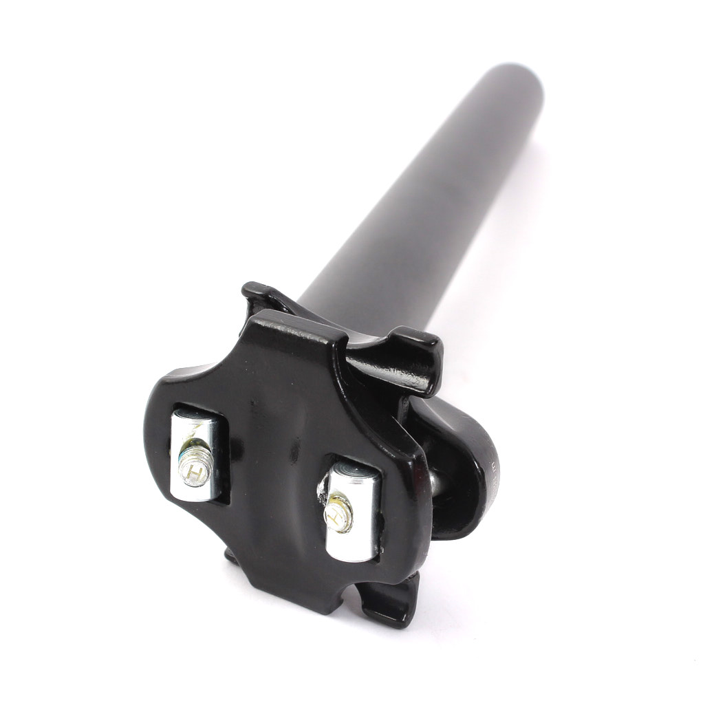 2-Schrauben Sattelklemmensystem in Schwarz, Chrom