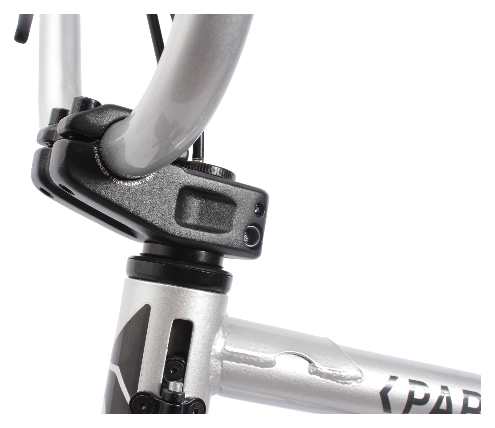 BMX bike KHE PARK 20 inches 11.1 kg silver