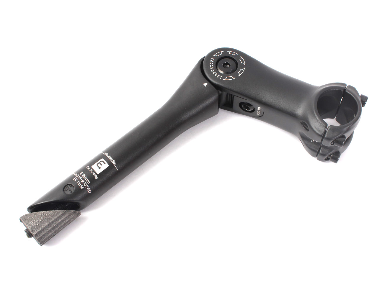 MTB shaft stem for 1 1/8 inch fork, length 110mm handlebar clamp 31.8mm