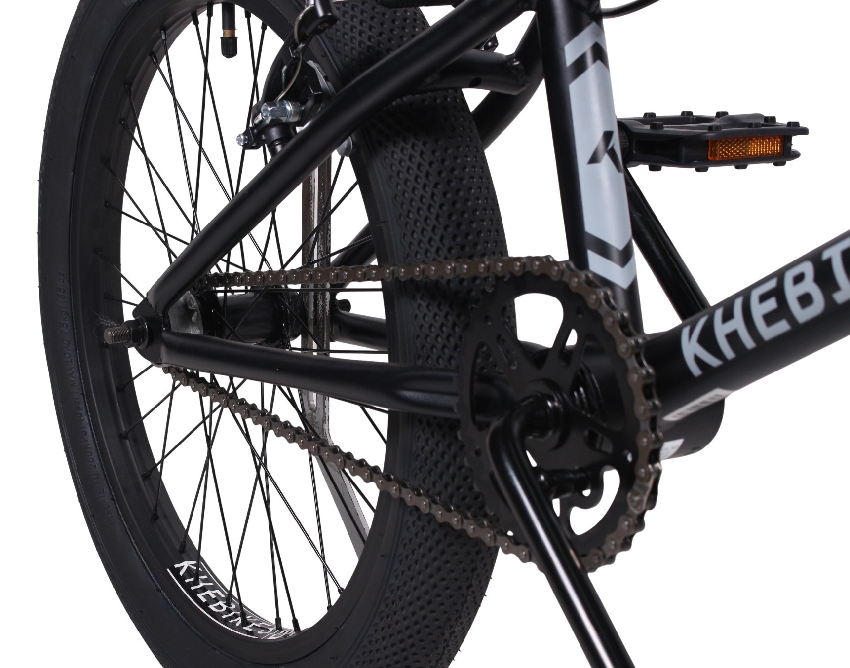 BMX bike KHE PARK 20 inch 24.5 lbs black