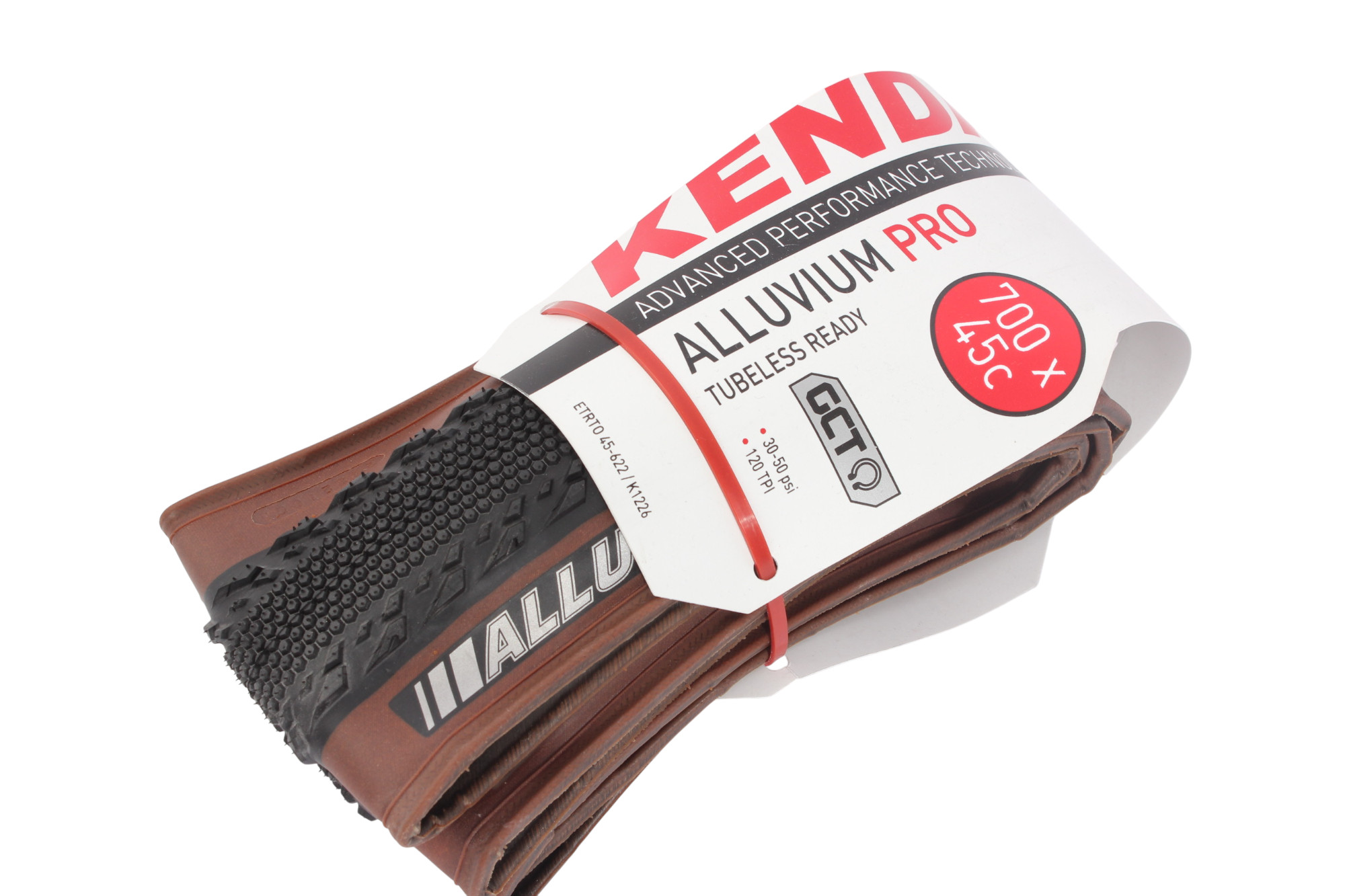 KENDA Alluvium Pro GCT 700 x 45C black/brown folding tire