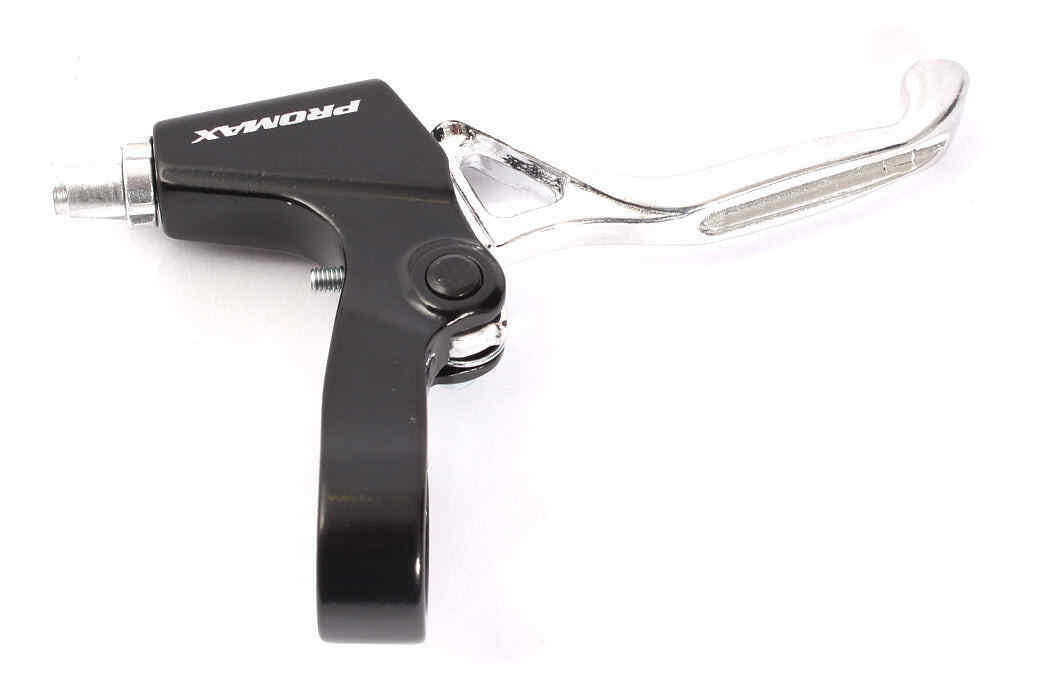 BMX V-Bremshebel mit silbernem Arm und schwarzem Gestell