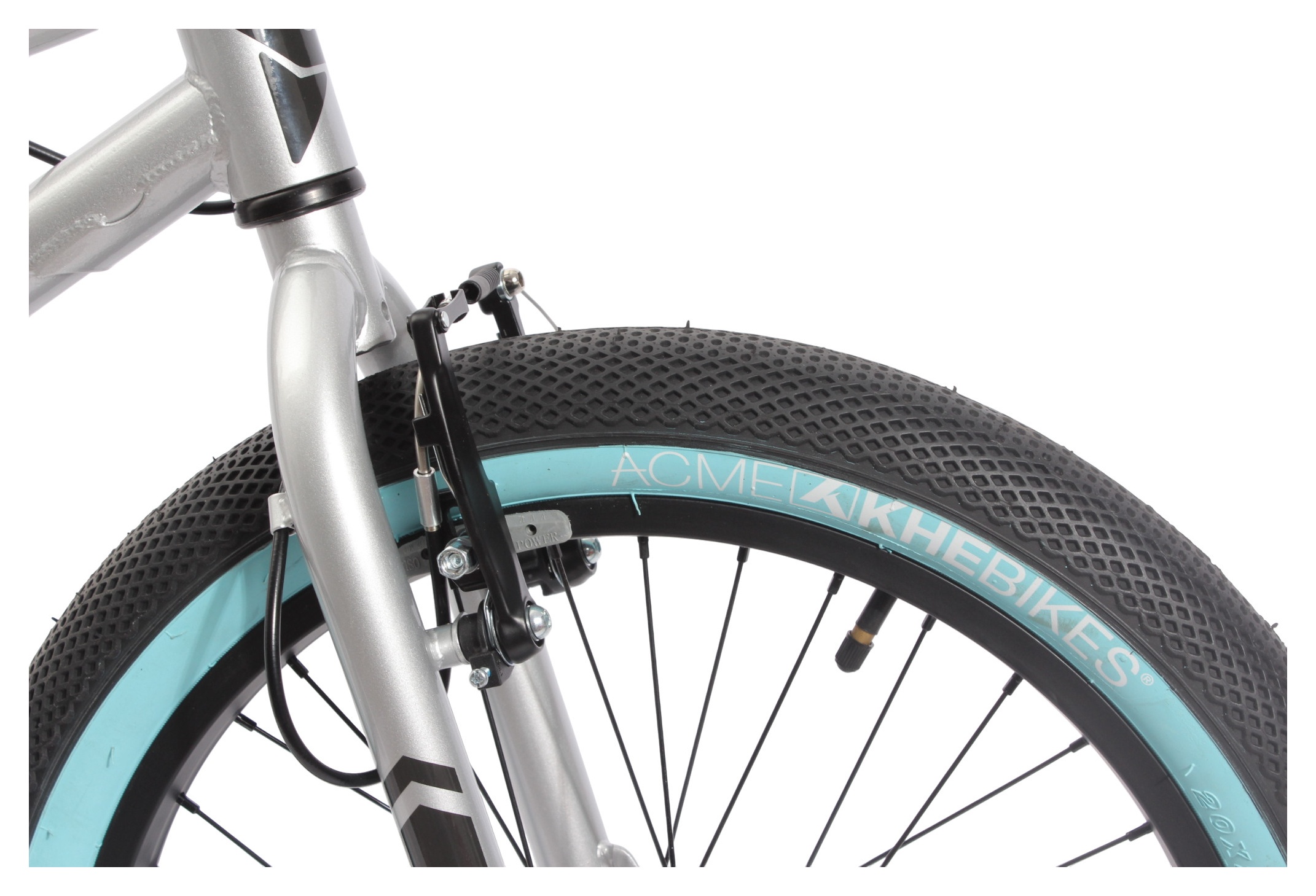 BMX bike KHE PARK 20 inches 11.1 kg silver