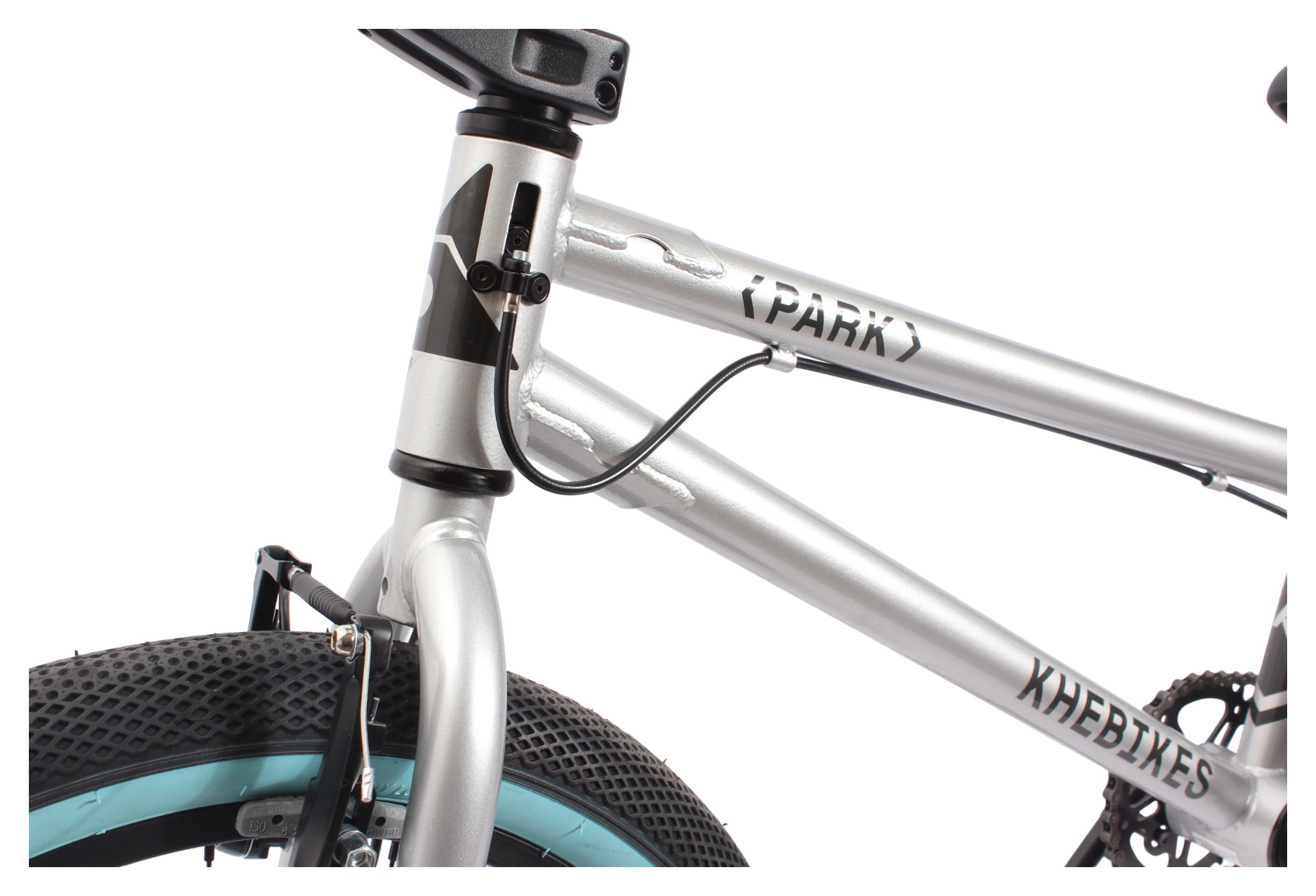 BMX bike KHE PARK 20 inches 11.1 kg silver