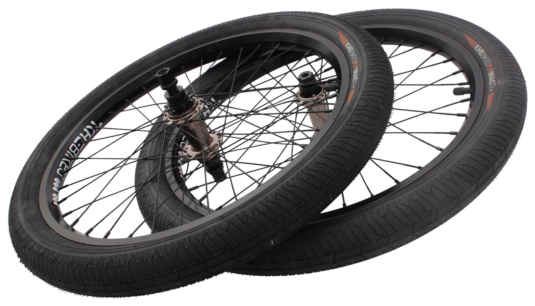 BMX wheelset Specter incl. KHE MAC2+ tires 20 inch 14 mm / 10 mm S/B