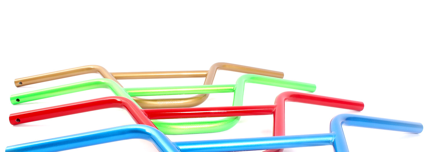 KHEbikes Prism Lenker Farbenauswahl von vorne BMX Handlebar KHE PRISM 9 inch