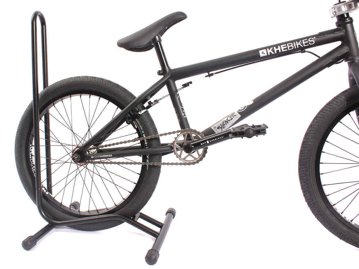 BMX Fahrradständer mit schwarzem Silencer BMX Fahrrad BMX Fahrradständer mit schwarzem Silencer BMX Fahrrad
