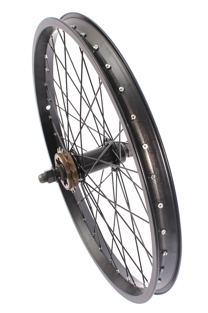 BMX rear wheel KHE BARCODE 20 inch 14mm