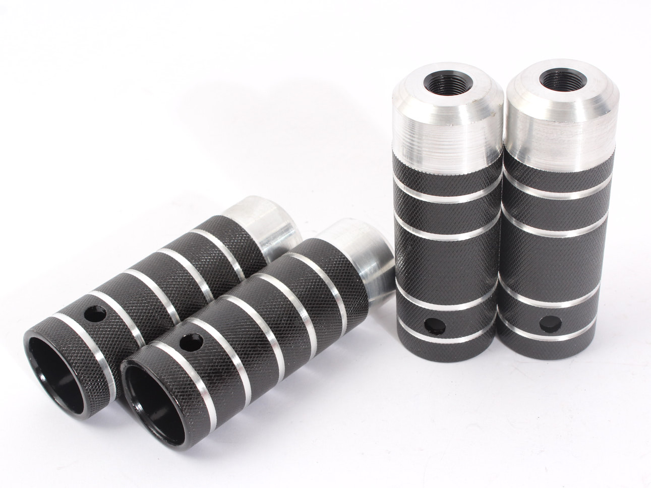 BMX Peg Set KHE COP aluminium 2 pair 10mm (3/8") and 14mm