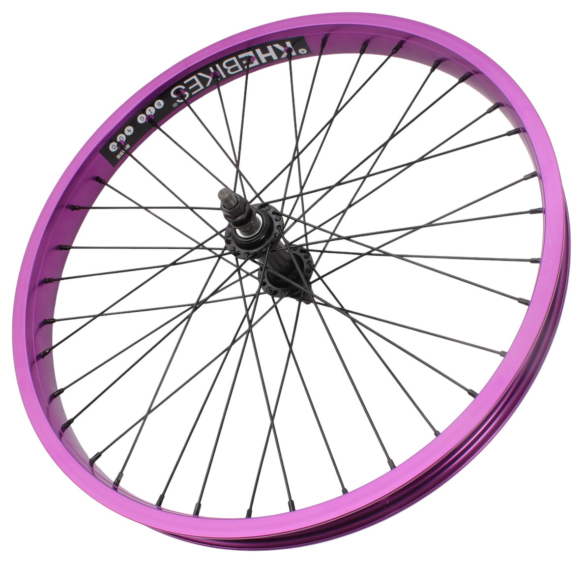 BMX front wheel KHE PRISM 20 inch purple