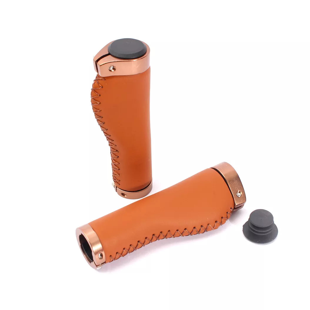 M-WAVE Cloud Buff Fix Bicycle Grips Brown