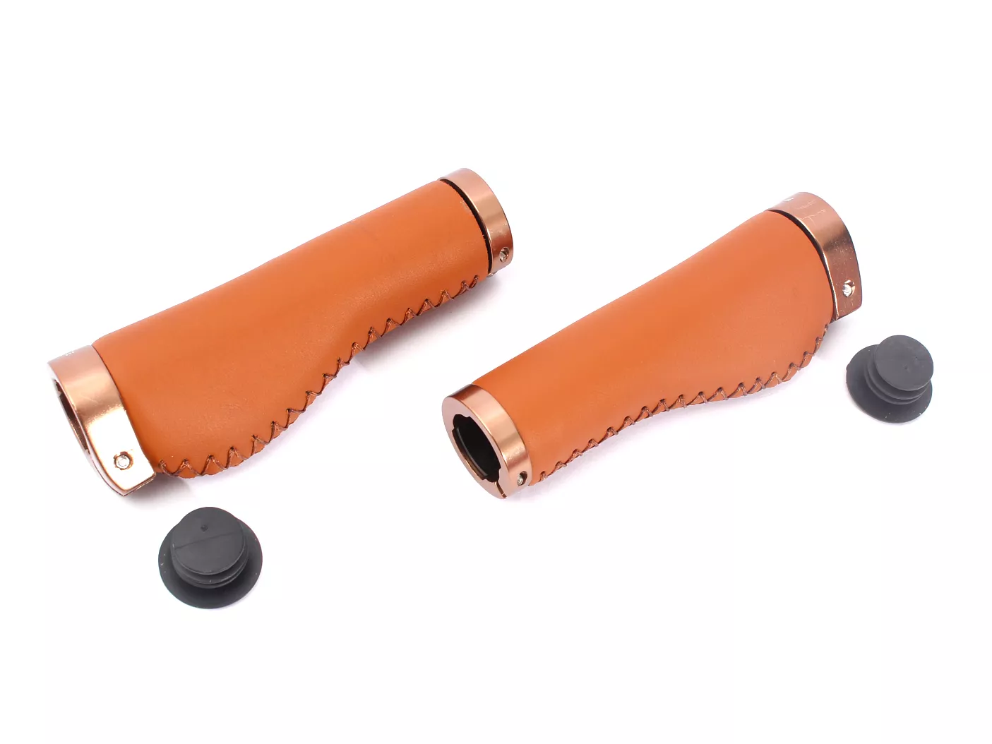 M-WAVE Cloud Buff Fix Bicycle Grips Brown