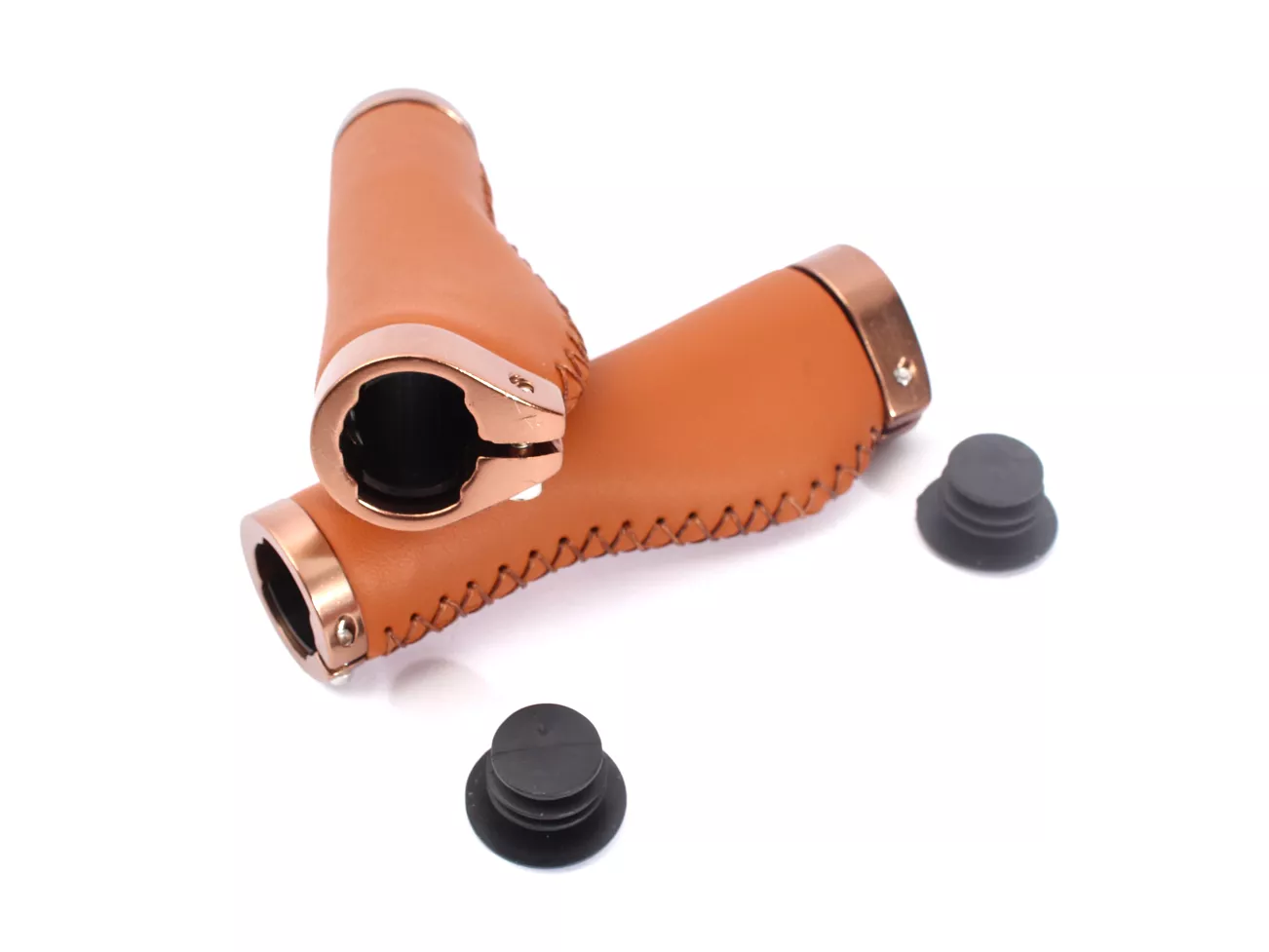 M-WAVE Cloud Buff Fix Bicycle Grips Brown