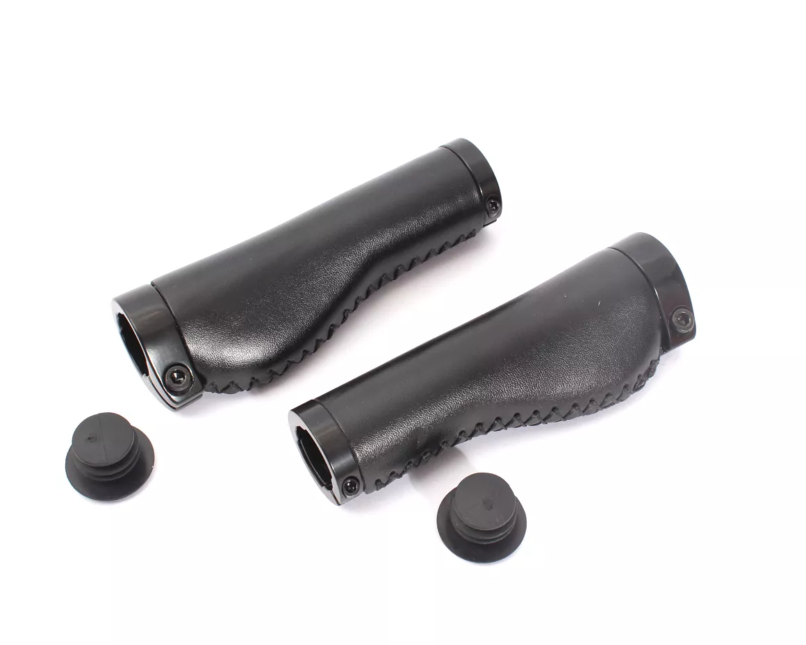 M-WAVE Cloud Buff Fix Bicycle Grips Black