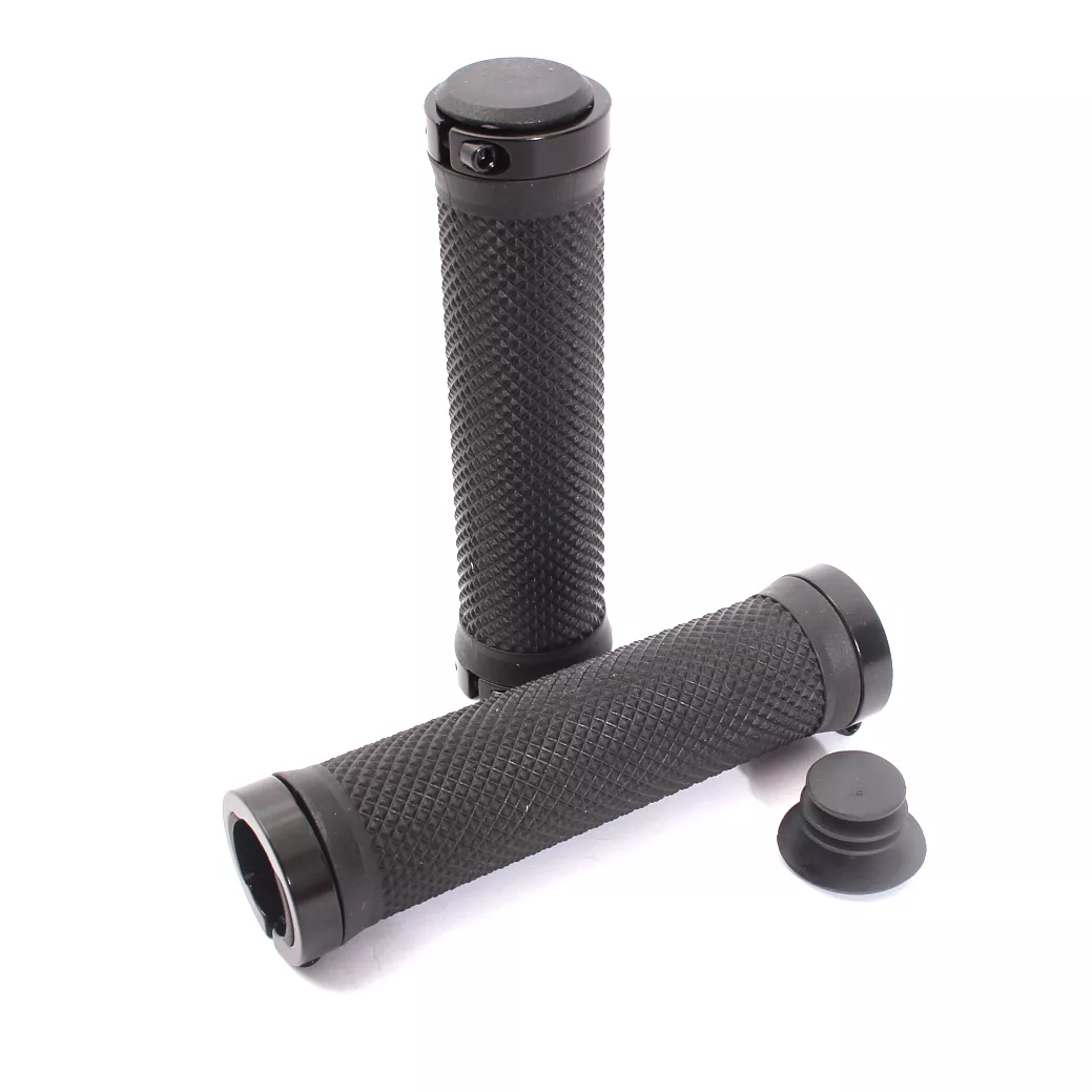 KHE Lock On BMX / MTB Bicycle Grips Black