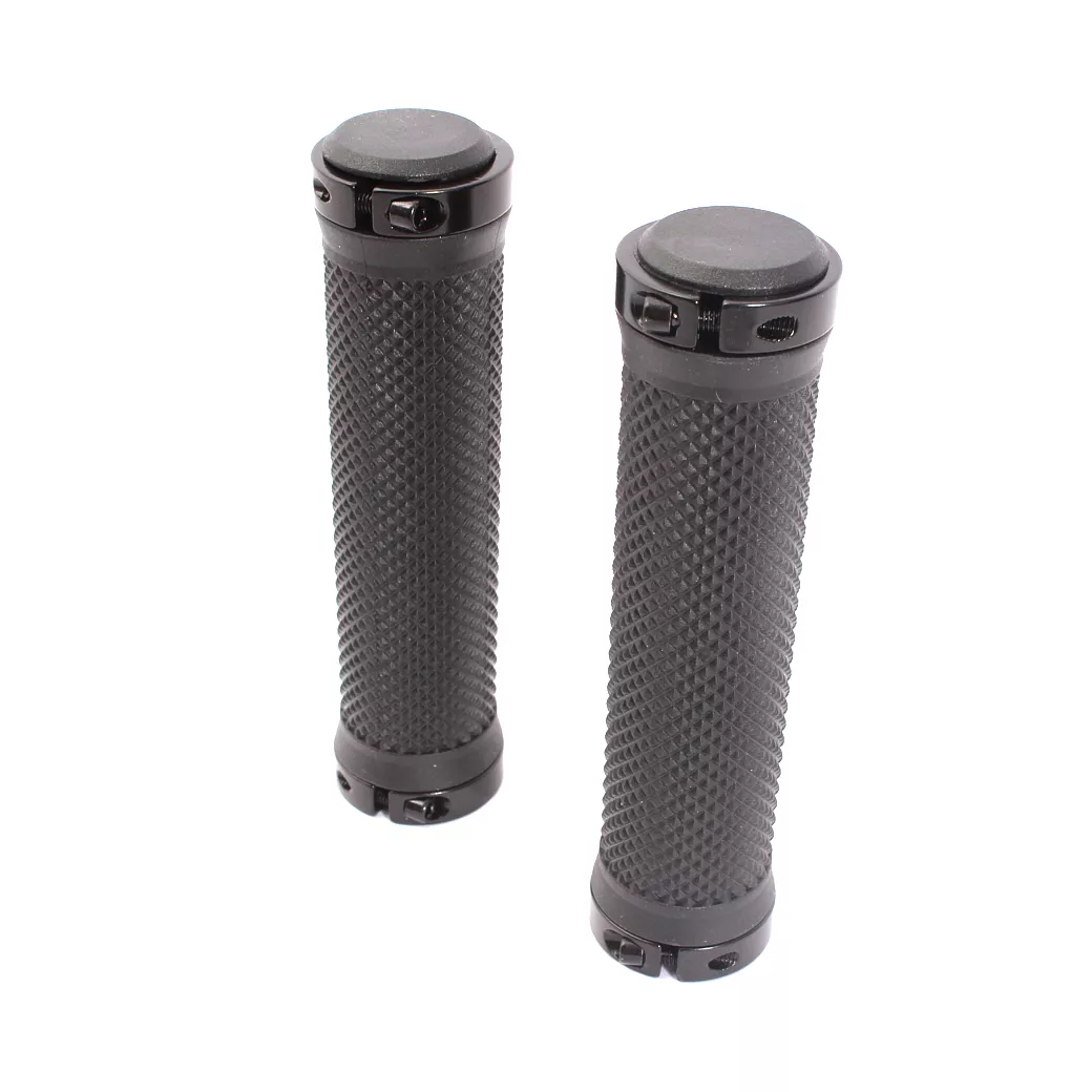 KHE Lock On BMX / MTB Bicycle Grips Black