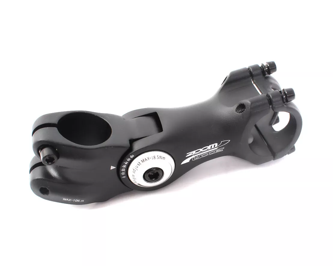 MTB Ahead 1 1/8 inch stem 60 degrees adjustable