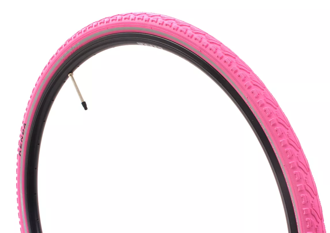 Khan Fixie Racing Bike Clincher Tire KHE 700 x 38C Tire Pink