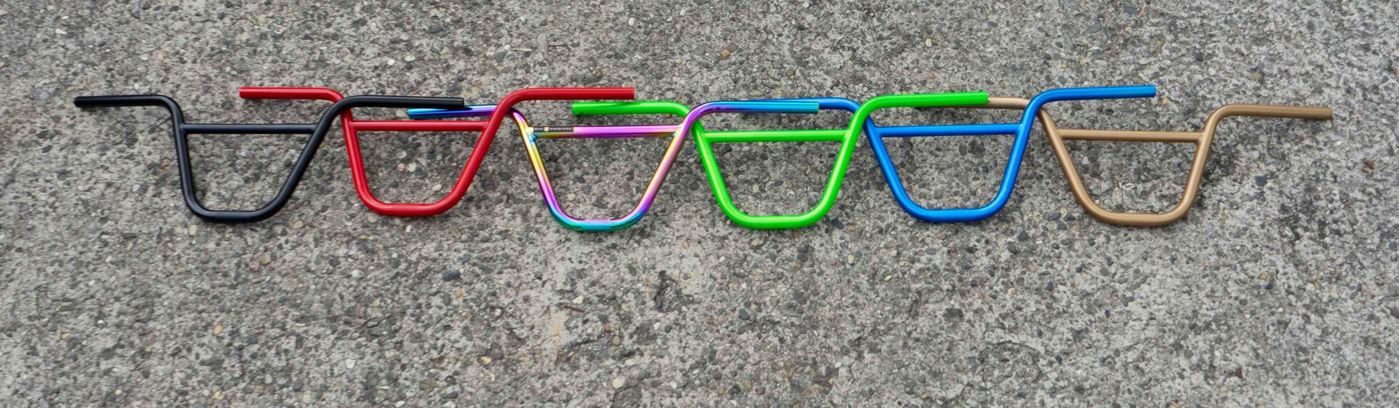 BMX Handlebars – Freestyle & Colorful Designs in All Sizes