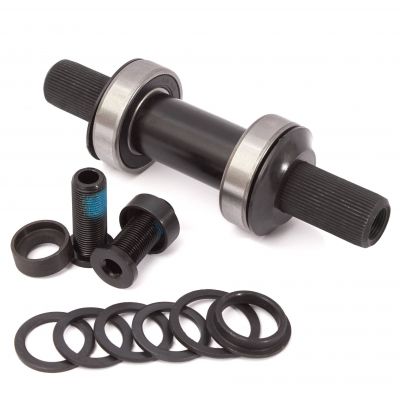 5-Piece Square Taper Bottom Bracket Set - 68mm X 117.5mm For BMX, MTB & Cruiser Bikes